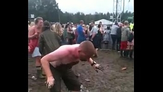 LOL. Man slides into girl